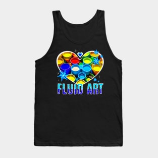 I love fluid art Tank Top